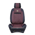 Car Seat Cover 3D Shape with Four Season Leatherette-Red Brown